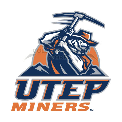 Diy UTEP Miners Iron-on Transfers (Wall Stickers)NO.6774